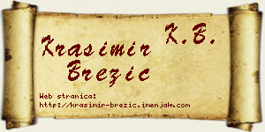 Krasimir Brezić vizit kartica